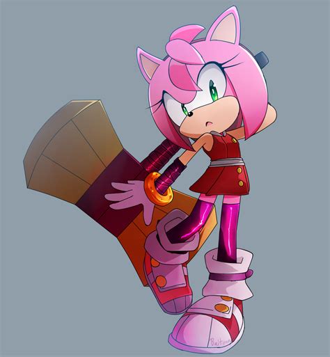 Amy Rose Sonic Boom Amy Rose Sonic Dibujos Dibujos Kawaii