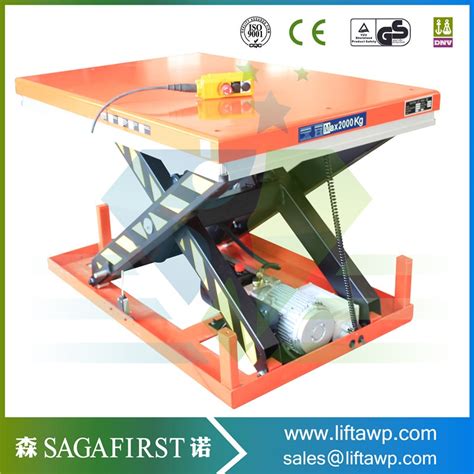 Pallet Lifter Scissor Lift Table Platform Hydraulic Material Lifts With