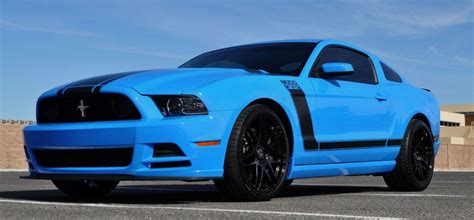 Grabber Blue 2013 Boss 302 With Forgestar F14 Wheels