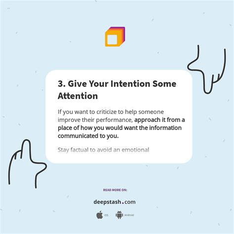 3 Give Your Intention Some Attention Deepstash