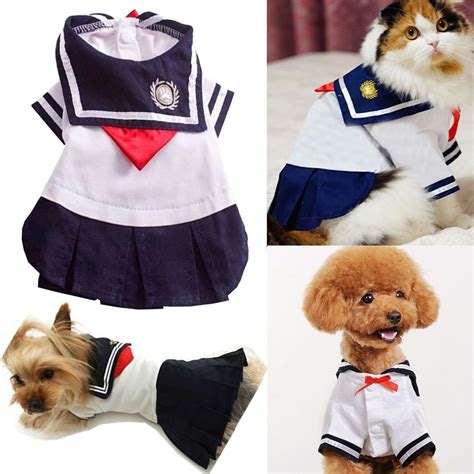 Cute Pet Cat Clothes For Small Cat Costumes Clothes Shirt Cat Dress