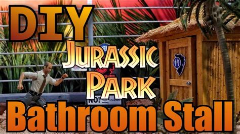 Diy Jurassic Park Bathroom Stall Youtube