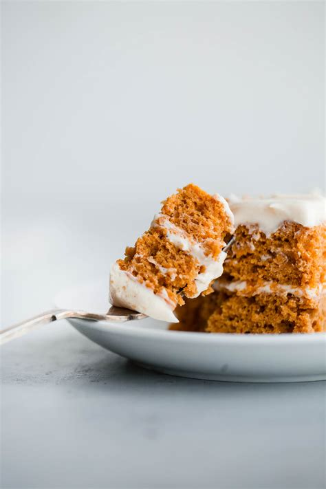 Pumpkin Sheet Cake With Spiced Cream Cheese Frosting A Beautiful Plate