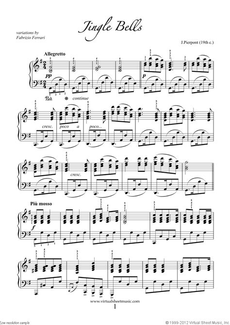 The list of free notes is constantly updated, mainly represented by the arrangements of the piano. Advanced Christmas Piano Sheet Music Songs, Printable PDF