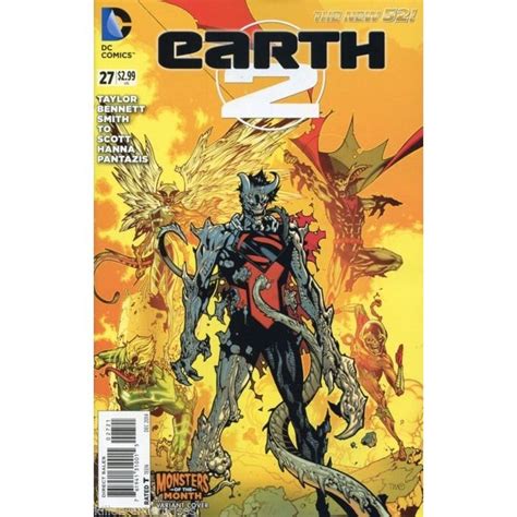 Earth 2 2012 27 Dc Comics New 52 Monsters Of The Month Variant On