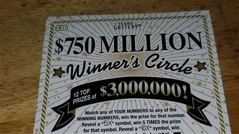 Scratch Off Lottery Tickets Texas