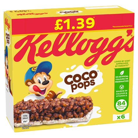 Kelloggs Coco Pops Cereal Bar 20g Best One
