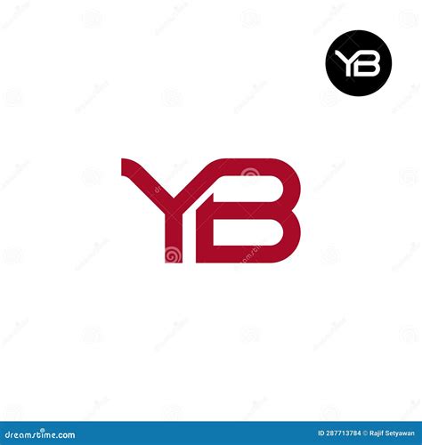 Letter Yb Monogram Logo Design Stock Illustration Illustration Of