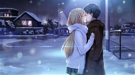 Anime Couple Winter 4k Wallpapers Wallpaper Cave