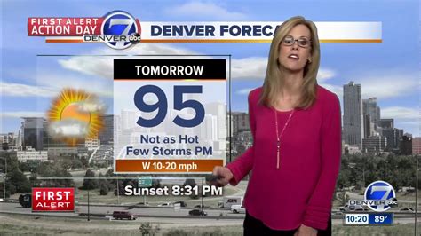 Denver Ties All Time Record High Temperature At 105 Degrees Youtube