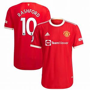 Men 39 S Adidas Marcus Rashford Red Manchester United 2021 22 Home