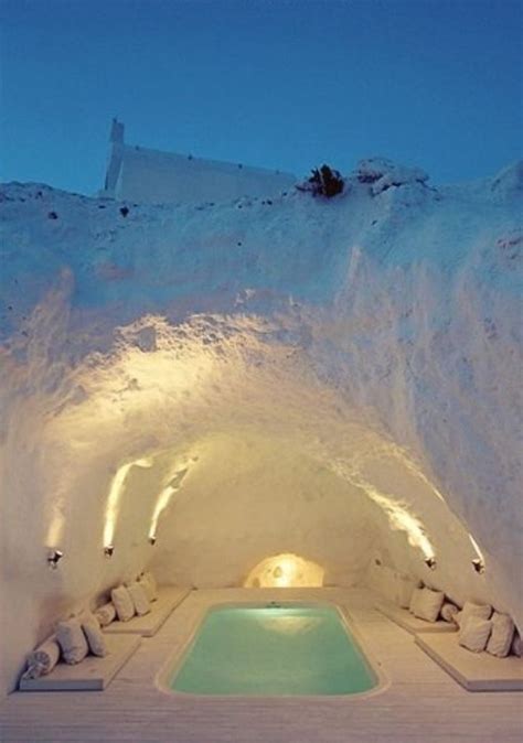 Spa Cave Santorini Greece Oh The Places Youll Go Or Hope To