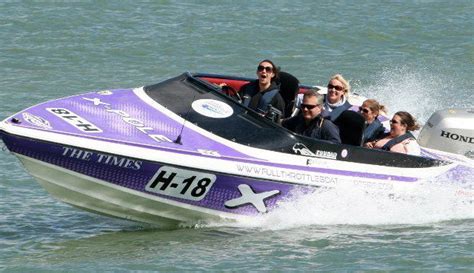 Speed Boat Ride Departing Sovereign Harbour Near Eastbourne