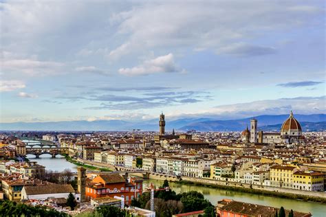 Firenze Skyline From Piazzale Michelangelo Florence Italy Flickr
