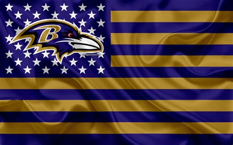 Download Wallpapers Baltimore Ravens American Football Team Creative