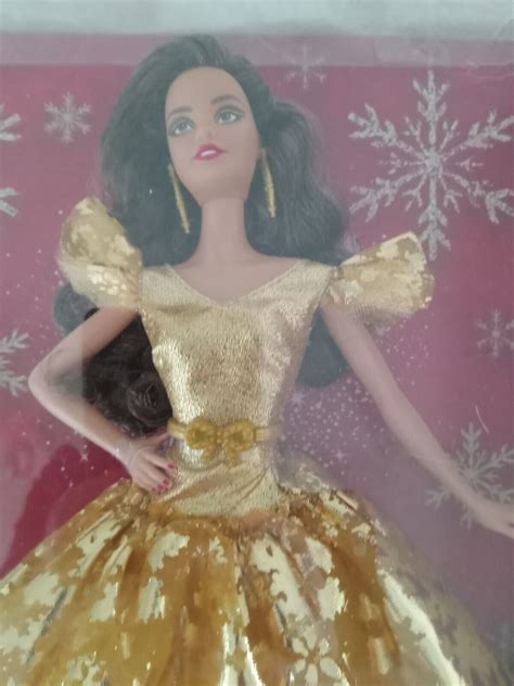 2020 Mattel Holiday Barbie Doll Brunette Ght56 Ebay