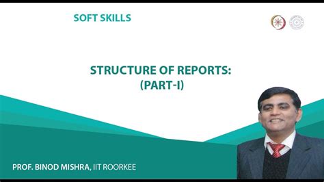 Structure Of Reports Part I Youtube