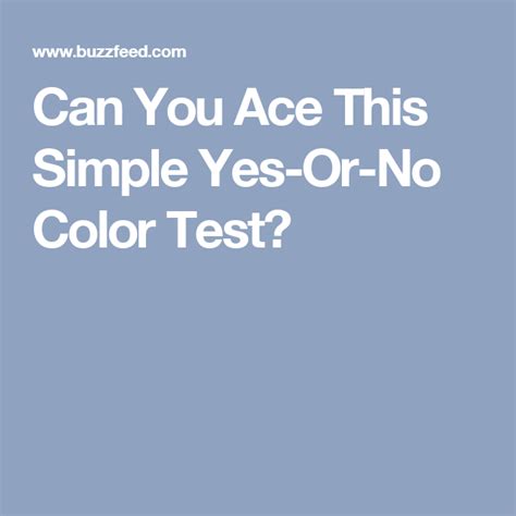 Can You Ace This Simple Yes Or No Color Test Spelling Quiz Color