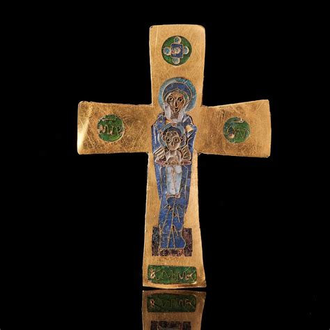 Byzantine Enamelled Gold Cross Byzantine Enamelled Gold Cross De
