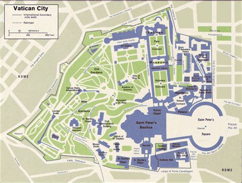 Maps Of Vatican Detailed Map Of The Vatican In English Tourist Map