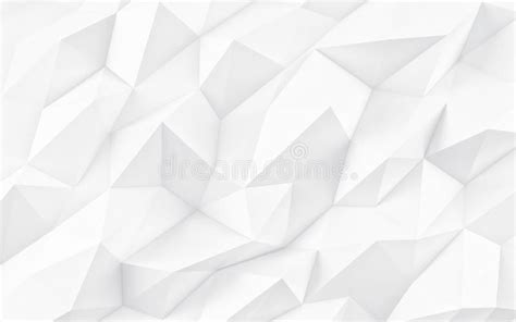 Abstract White Geometric Background White Texture With Shadow Stock