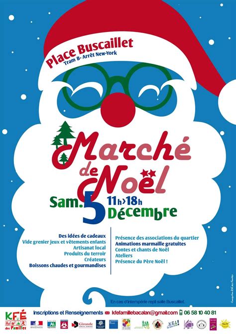 Quelle est la meilleure affiche pour un marché de noël ? Marché de Noël à Bacalan - enfant-bordeaux.fr