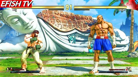 Ryu Vs Sagat Hardest Ai Street Fighter V Youtube