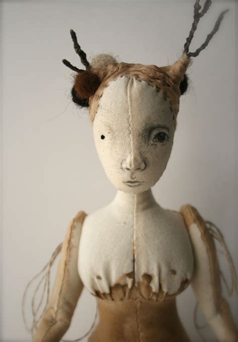 wood nymph cloth doll by the pale rook art dolls cloth art dolls rag dolls handmade