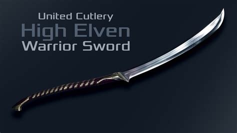 High Elven Warrior Sword United Cutlery Unboxing And Review Youtube