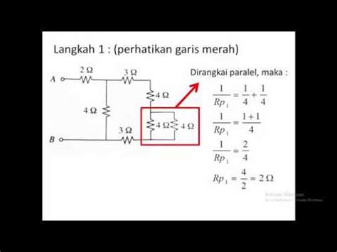 Pembahasan Soal Rangkaian Gabungan Seri Paralel Hambatan Resistor Ii