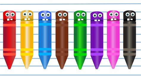 Crayon Color Song For Kids Crayons Nursery Rhymes Crayons Color