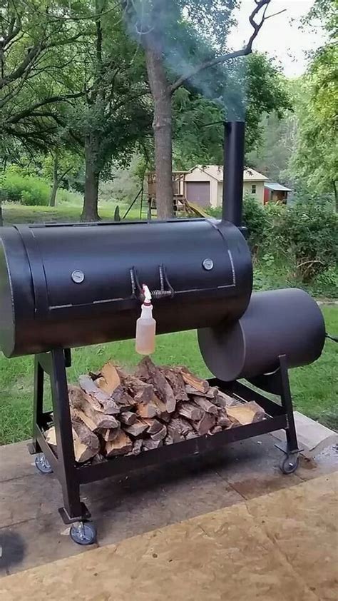 Large grills as well as barrel grills and smokers are just right when cooking for crowds. BBQ smokers on sale now! | Bbq pit smoker, Bbq grill ...