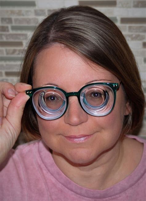 Ladylike Polished Oversize Blended Myodisc Glasses Myopia Myopia