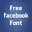 Free Facebook Style Font  FbAdvance Logo