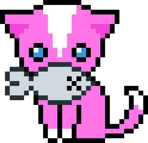 Kawaii Kitty Pixel Art Cute Cat Clipart Full Size Clipart 1141612