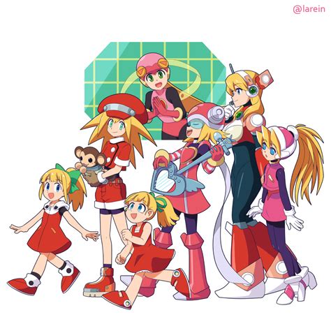 Roll Roll Caskett Ciel Roll Exe Alia And More Mega Man And More Drawn By Lareindraws