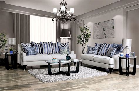 Luxury Silk Chenille Solid Wood Formal Sofa Set 3pcs Benettis Regalia