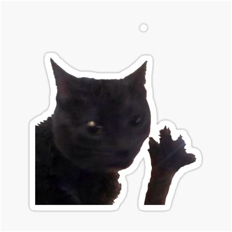 Dabloon Cat Sticker For Sale By Pinkc0w Redbubble