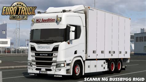 Euro Truck Simulator 2 Scania PGRS Bussbygg Rigid Addon ETS2 Mods 1
