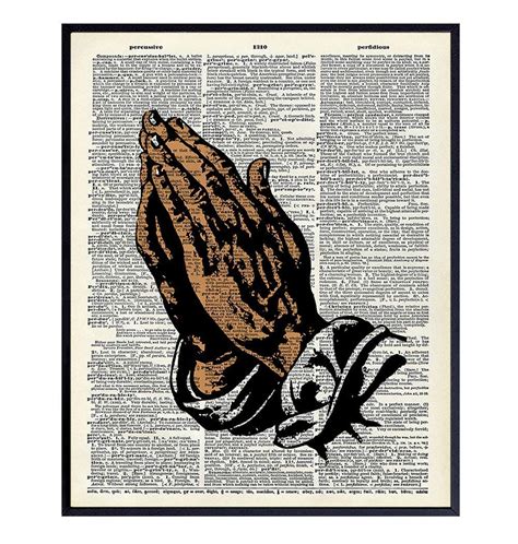 African American Black Hands In Prayer Christian