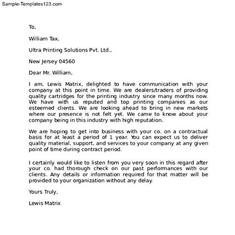 Many jobs ask you to file a cover letter together with your other application materials, but even if a cover letter is optional, you might take the chance to send one along. Letter of Intent for Employment Contract - Sample ...