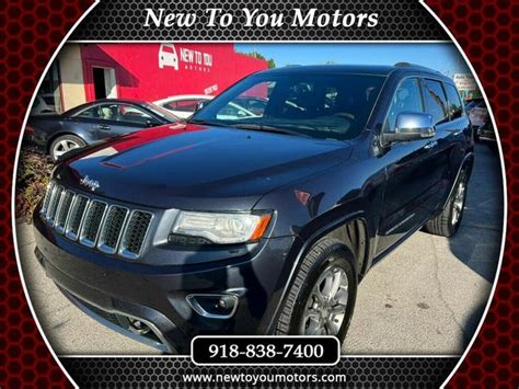 Used 2014 Jeep Grand Cherokee Overland 4wd For Sale Save 11568 This