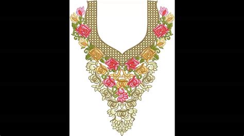 May 2015 Neck Embroidery Designs Bulk Download Youtube