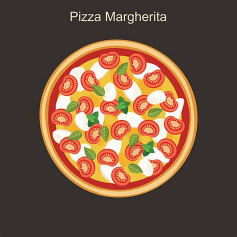 Royalty Free Margherita Pizza Clip Art Vector Images And Illustrations