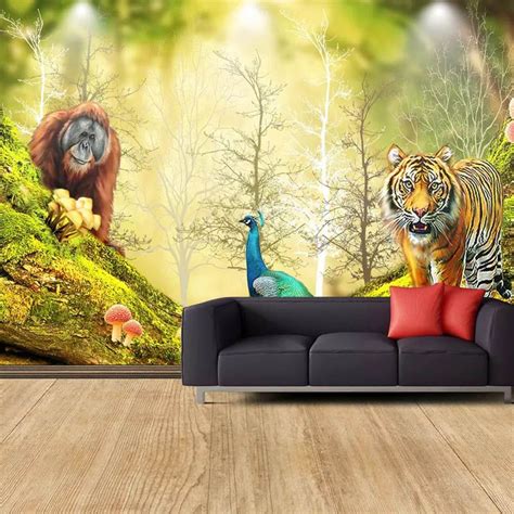 Pin By Custom Wallpapers And Murals On Animal Series Wallpaper Mural