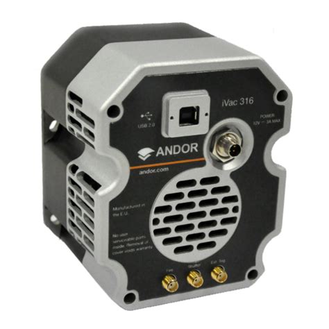 Andor Technology Ivac 316 Quick Start Manual Pdf Download Manualslib