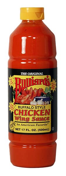 Bulliards Chicken Wing Sauce Bulliards Hot Sauce