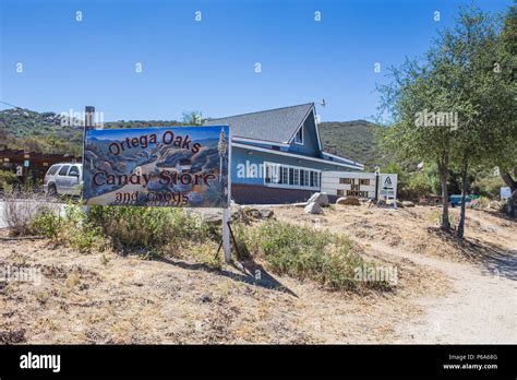 Ortega Oaks Candy Store On Ortega Highway 74 In Southern California