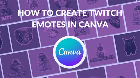 How To Create Twitch Emotes In Canva Canva Templates