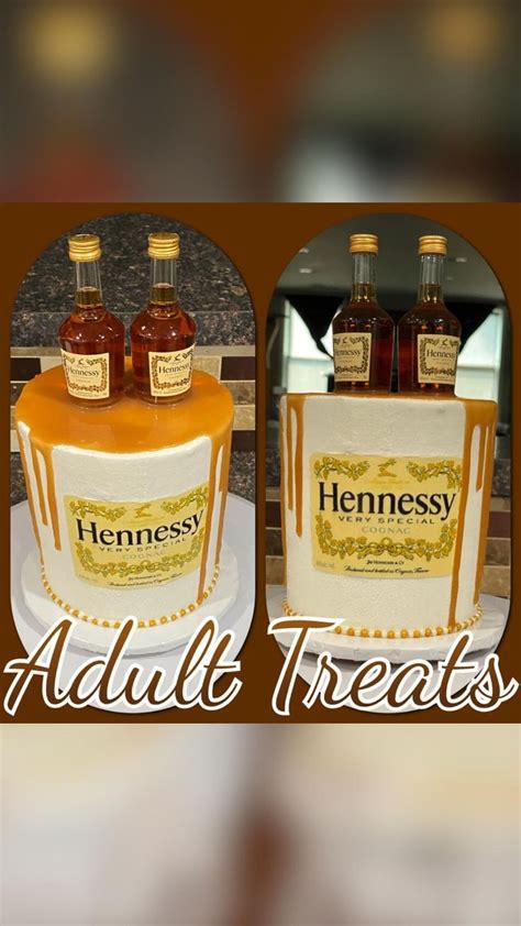 Hennessy Theme Cake In 2022 Whiskey Bottle Cupcake Cakes Themed Cakes